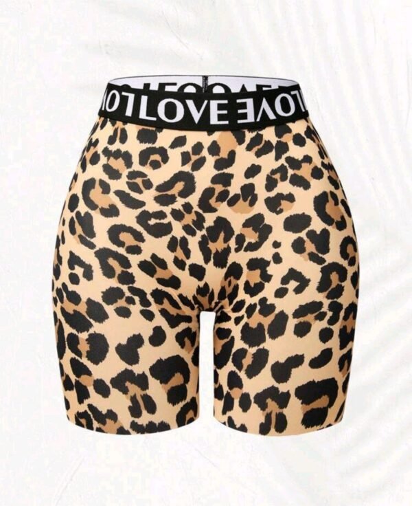 Eraneu 1pc Women Casual Leopard Print Breathable Mid-Waist Boxer Briefs - Image 2
