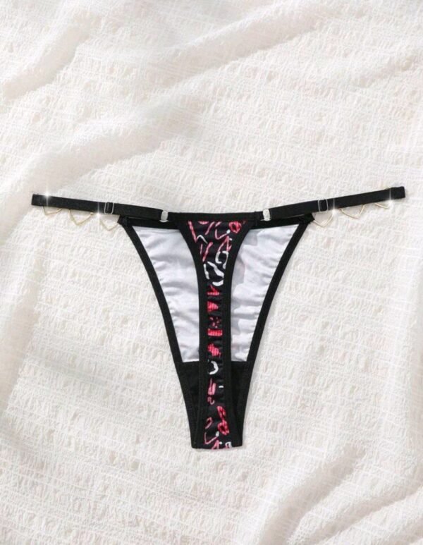 Eraneu Ladies' Random Printed Simple Daily Thong Underwear - Image 2