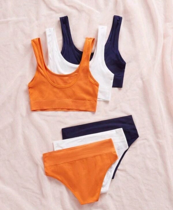 Eraneu 3Pcs/Set Seamless Underwear Sets - Image 2