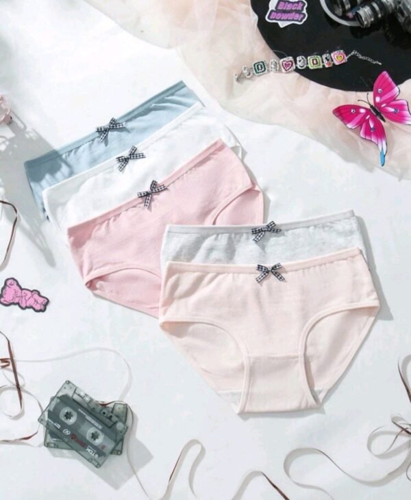 Eraneu 5pack Bow Detail Panty Set - Image 3