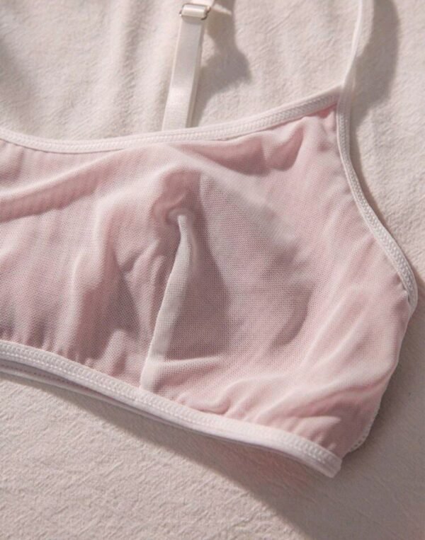 Eraneu 3packs Contrast Binding Bra & Panty Lingerie Set - Image 3