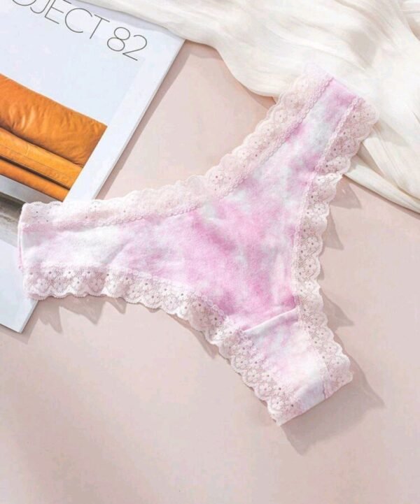 Eraneu 3packs Contrast Lace Sexy Panties Set - Image 3