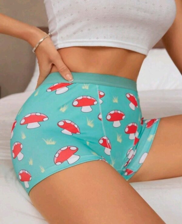 Eraneu 1pc Minimalist & Comfortable Mid-Rise Women Panties, Breathable Casual Underwear Set - Image 3