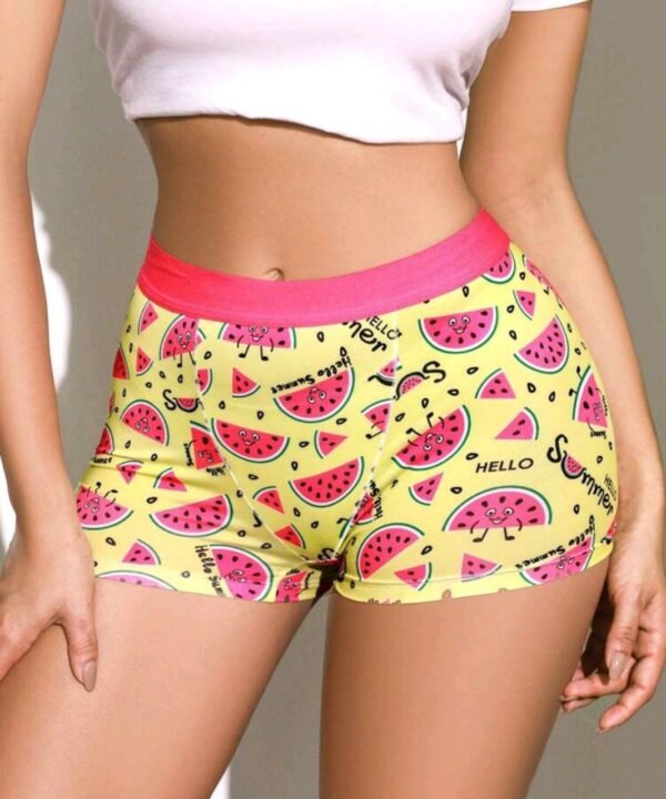 Eraneu Cute Sweet Girl's Low-Rise Panties, Simple Casual Women's Underwear (1pc) - Image 4