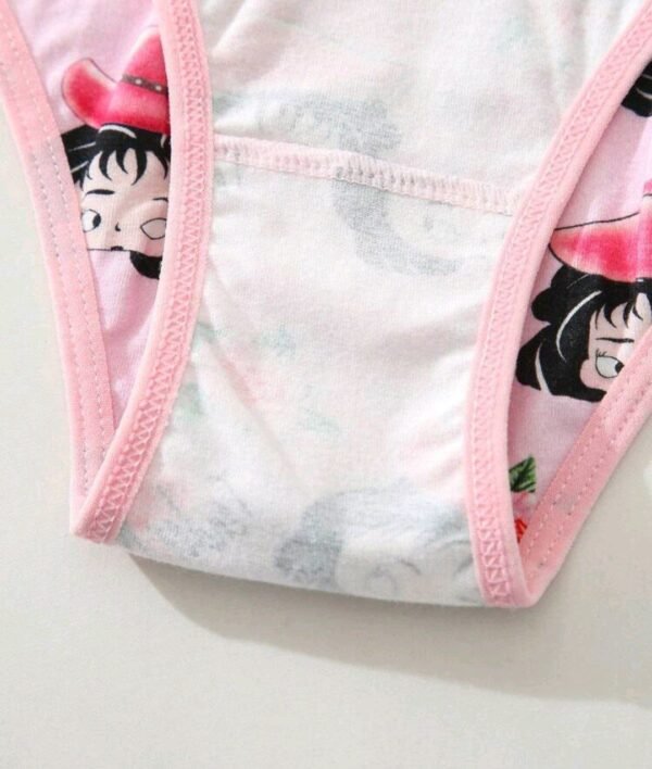 Eraneu Cartoon Printed Personalized Girl's Triangle Panties For Women - Image 3