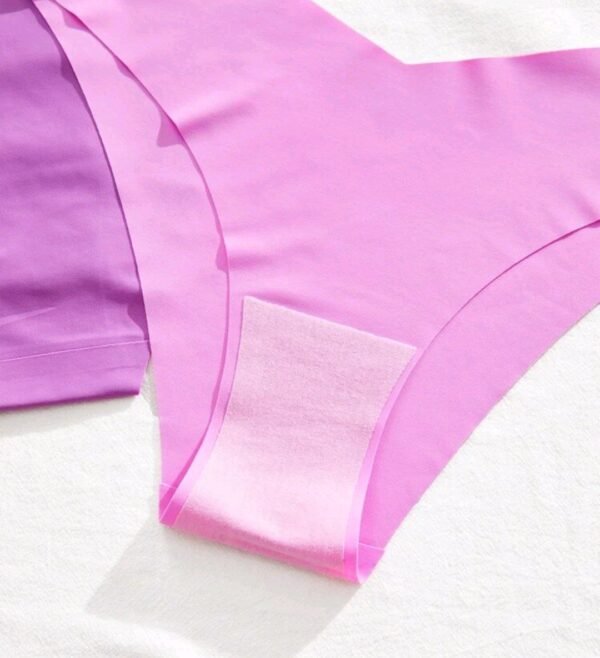 Eraneu 12pcs Women's Simple Low Waist V-Shaped Panties(No Visible Panty Lines) - Image 4