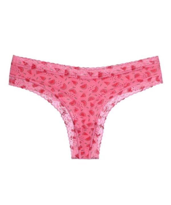 Eraneu 5packs Fruit Print Sexy Panties Set Lingerie - Image 4