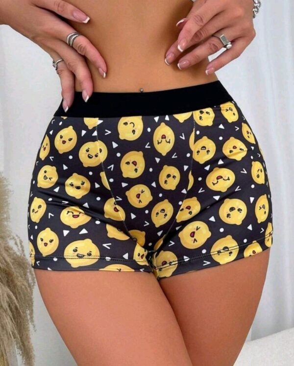Eraneu 1pc Cute & Sweet Women Casual Plain Panty
