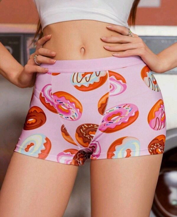 Eraneu Comfortable And Breathable Simple Square Pants For Women, Sweet And Lovely, 1pc - Image 4