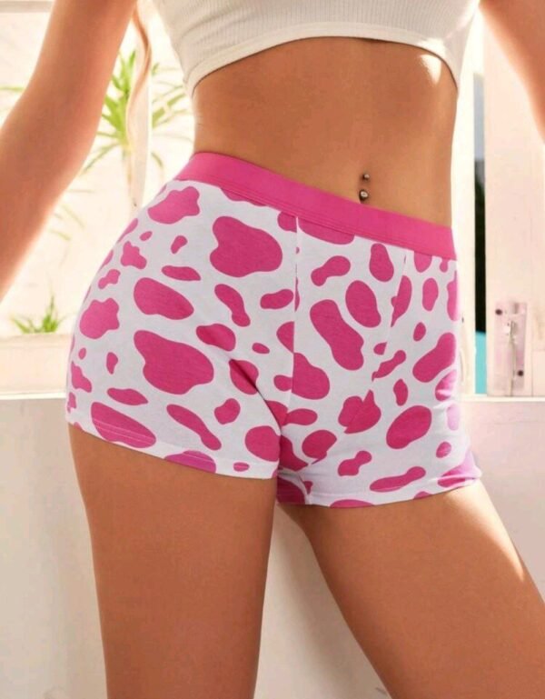 Eraneu Women's Cow Print Printed Hipster Panties - Image 4