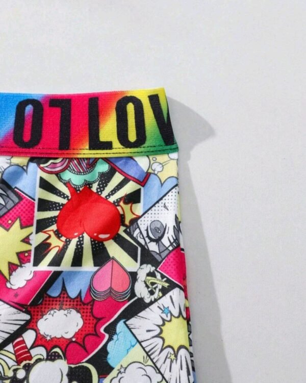Eraneu Women's Fashion Cartoon Printed Boxer Shorts - Image 4