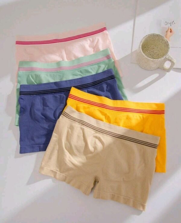 Eraneu Women 5pcs Letter Graphic Boxer Brief - Image 4