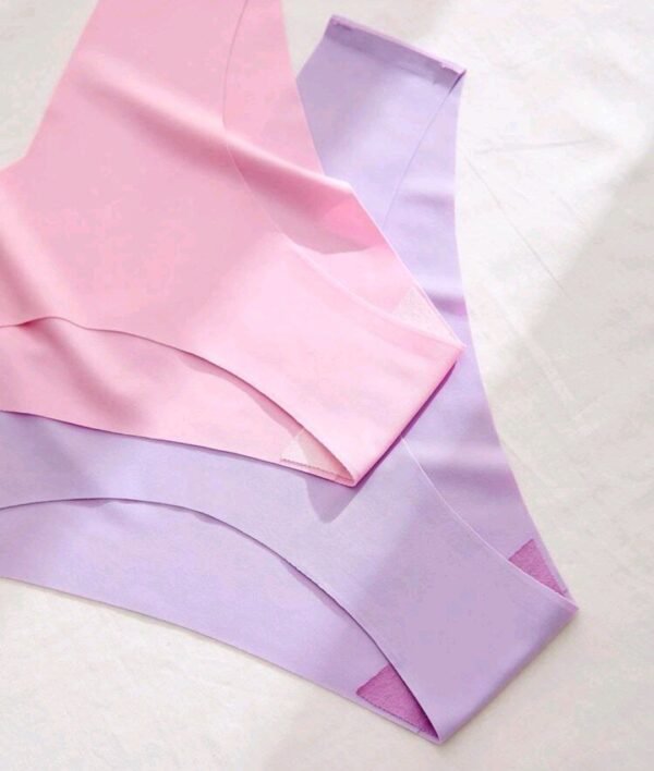 Eraneu 12pcs Solid Color Seamless Triangle Panties - Image 5