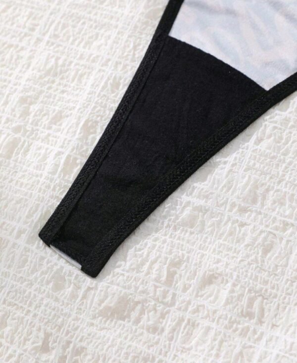 Eraneu Ladies' Random Printed Simple Daily Thong Underwear - Image 5