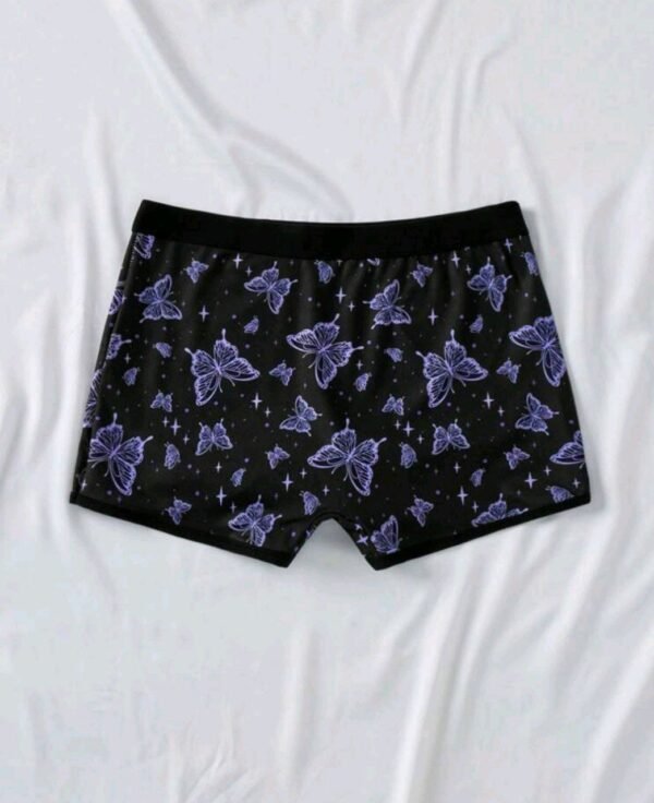 Eraneu Y2K Butterfly Contrast Color Comfy Women Boyshort Panties - Image 5