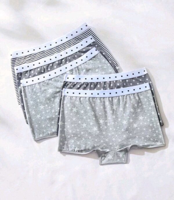Eraneu 5pcs Striped Print Boyshorts - Image 5
