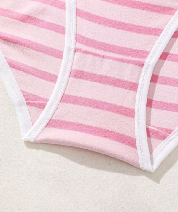 Eraneu 3pcs Striped Print Panty - Image 5