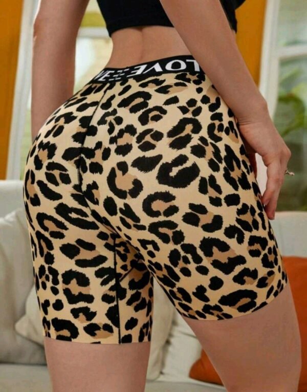 Eraneu 1pc Women Casual Leopard Print Breathable Mid-Waist Boxer Briefs - Image 6