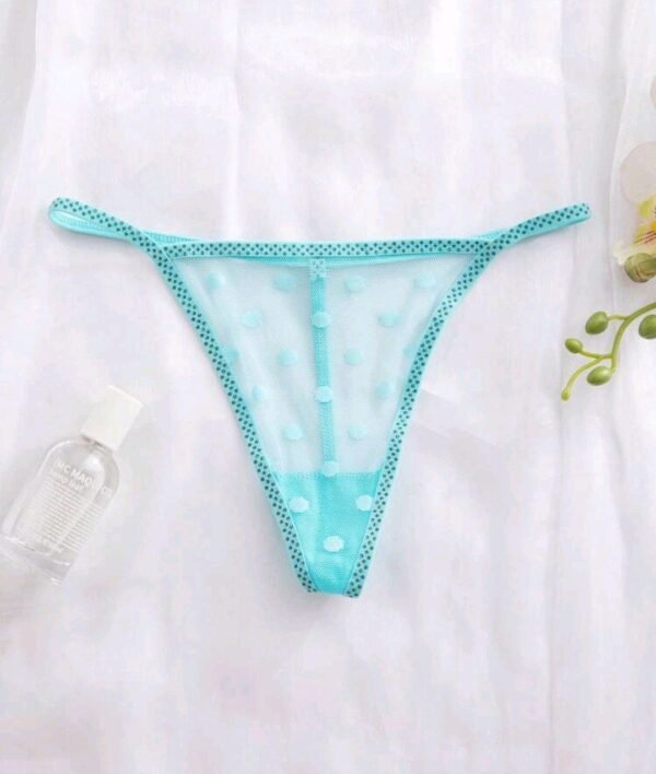 Eraneu 8pcs/Pack Multicolor Women's Comfortable And Stylish Thong Panties, Lingerie - Image 7