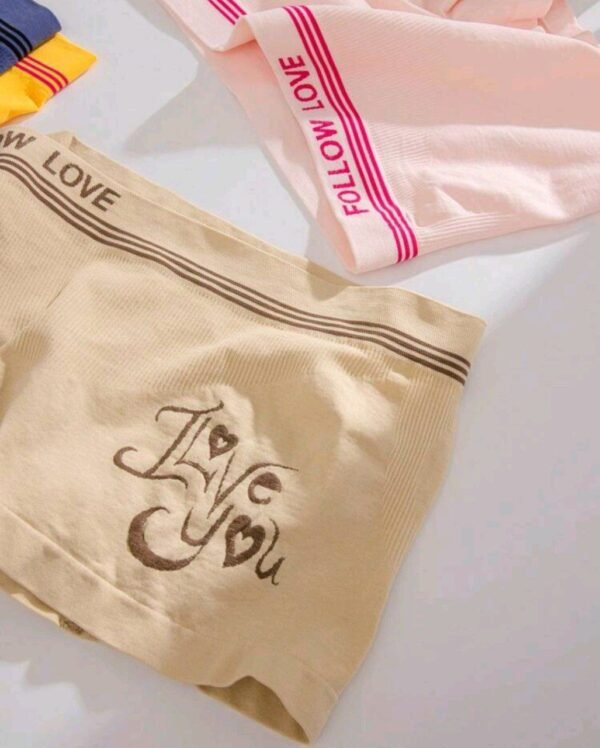 Eraneu Women 5pcs Letter Graphic Boxer Brief - Image 8